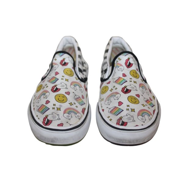VANS Womens Flour Shop Icons Checkerboard SNEAKERS / SHOES Slip-On Sz M/5.5 W/7 - Picture 3 of 9